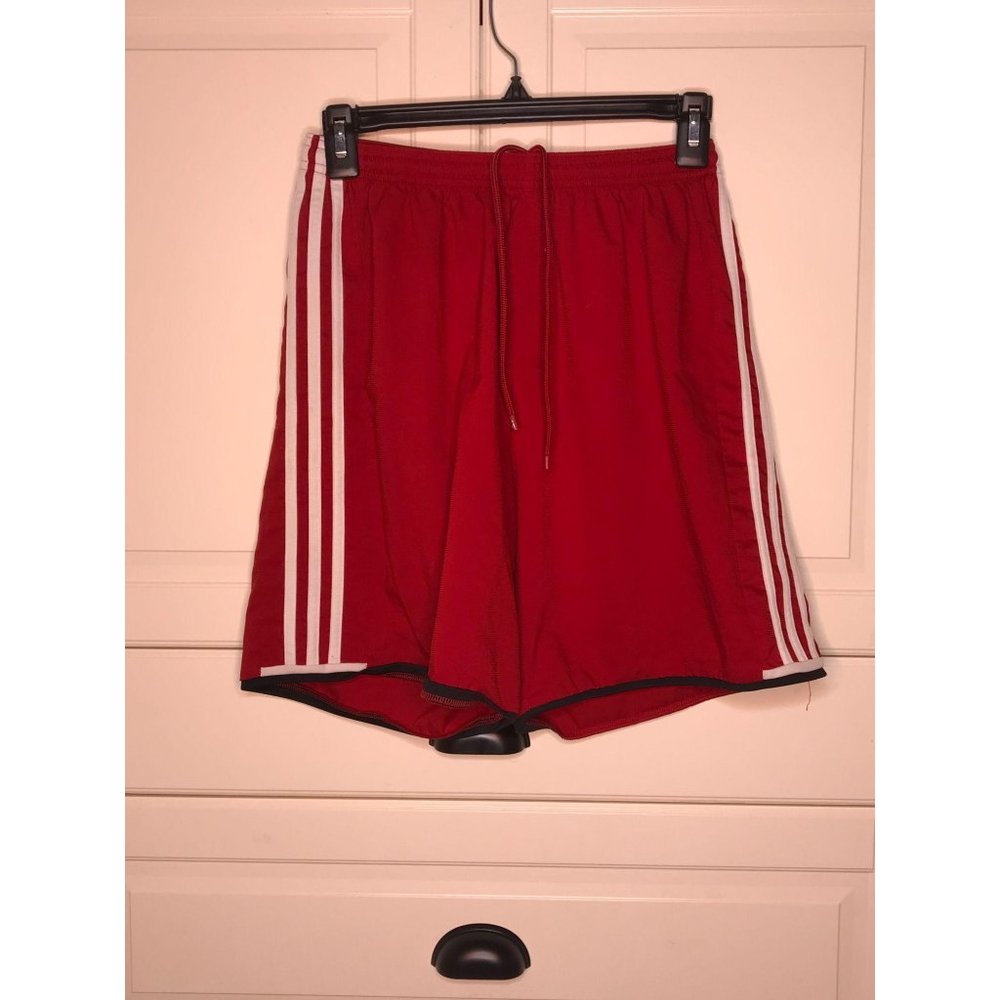 ADIDAS Adizero soccer shorts climalite Red white M - Picture 6 of 8